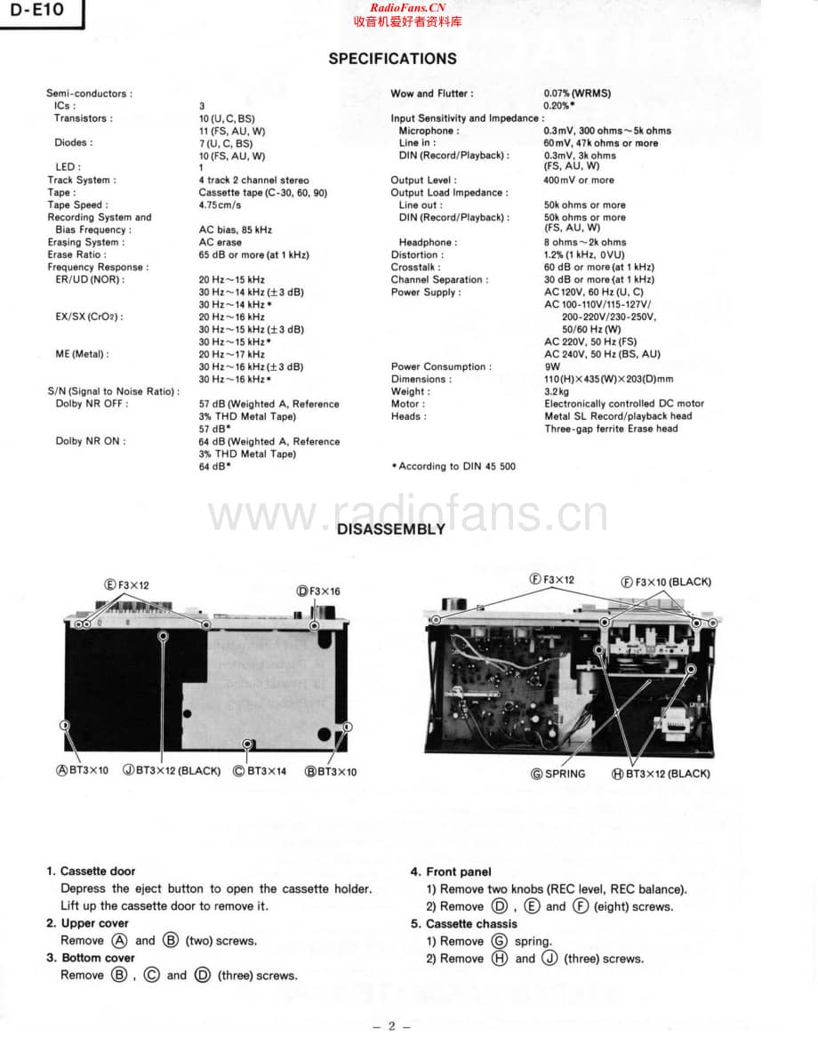 Hitachi-DE10-tape-sch维修电路原理图.pdf_第2页