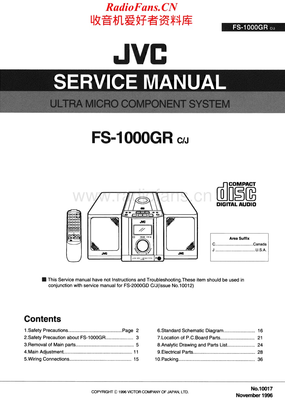 JVC-FS1000GR-cs-sm维修电路原理图.pdf_第1页