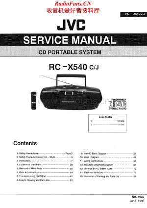 JVC-RCX540-cs-sch维修电路原理图.pdf