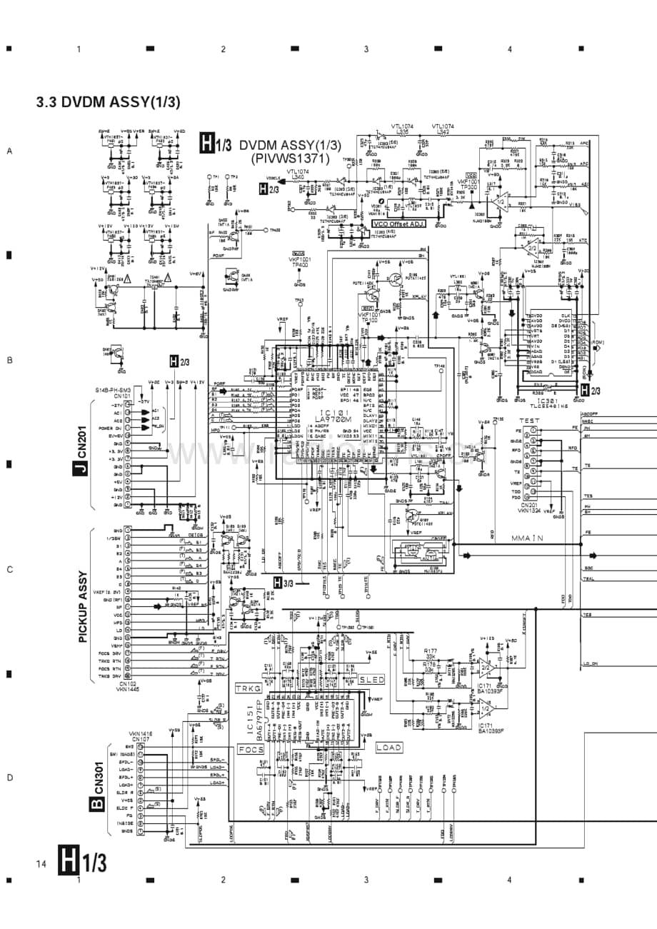 Hitachi-DVP2E-cd-sm维修电路原理图.pdf_第3页