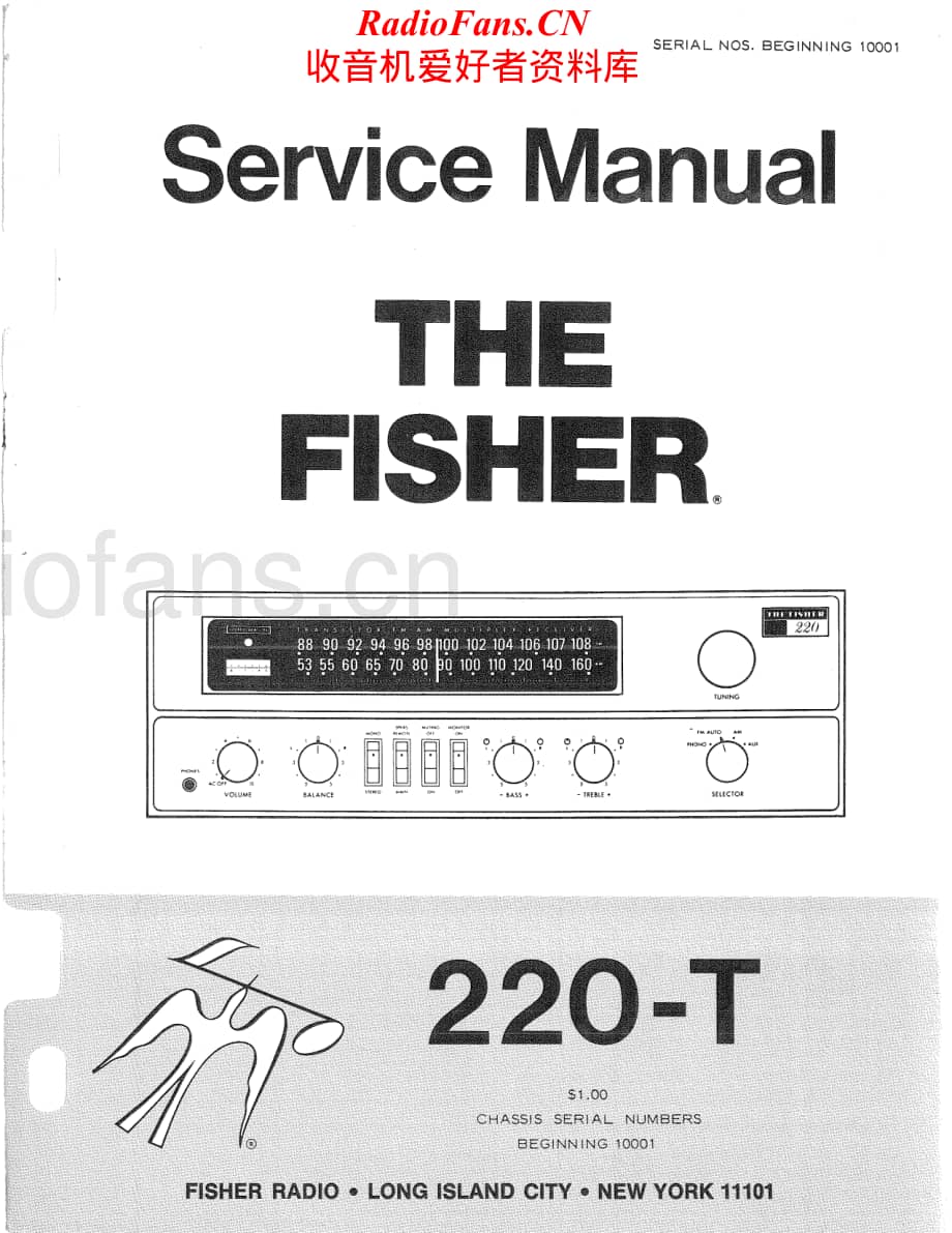 Fisher-220T-rec-sm维修电路原理图.pdf_第1页