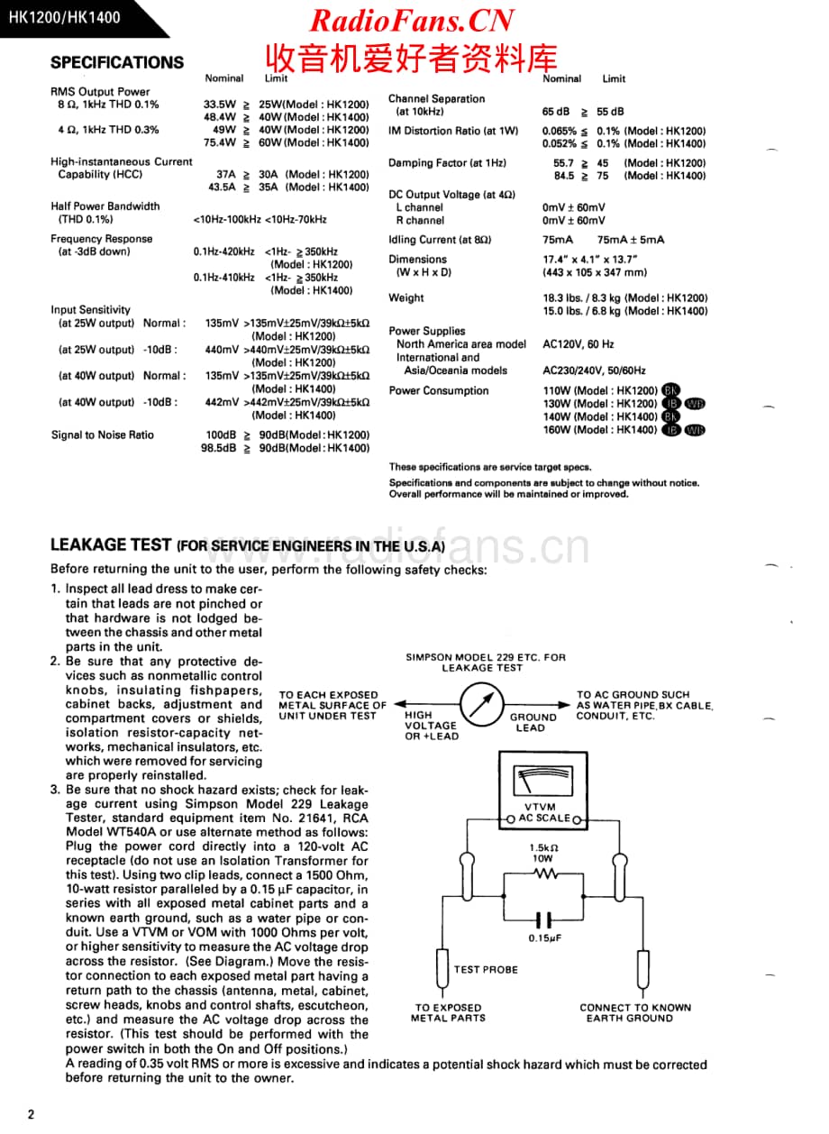 HarmanKardon-1200-int-sm维修电路原理图.pdf_第2页