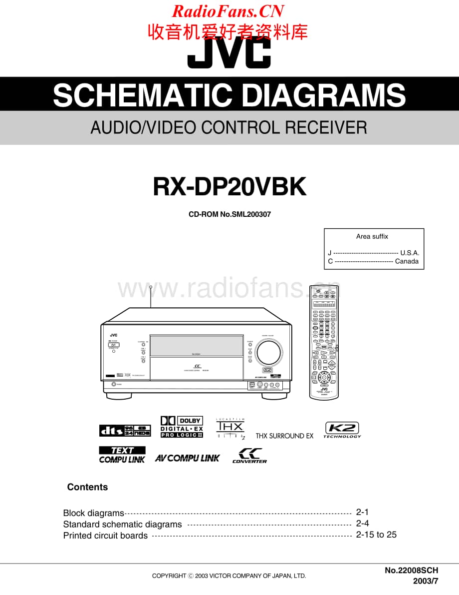 JVC-RXDP20VBK-avr-sch维修电路原理图.pdf_第1页