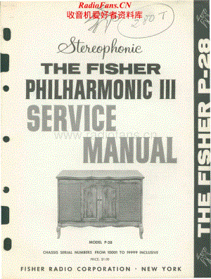 Fisher-PhilharmonicP28-mc-sm维修电路原理图.pdf