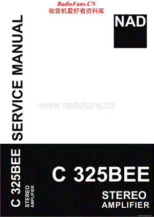NAD-C325BEE-int-sm维修电路原理图.pdf