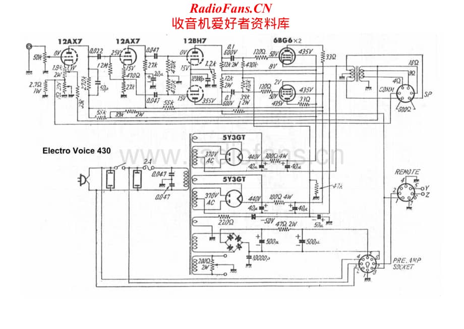 ElectroVoice-EV430-pwr-sch维修电路原理图.pdf_第1页