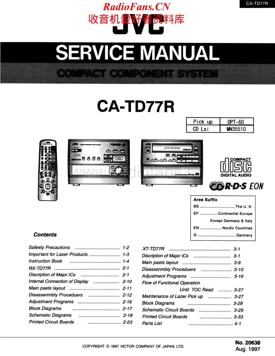 JVC-CATD77R-cs-sm维修电路原理图.pdf_第1页