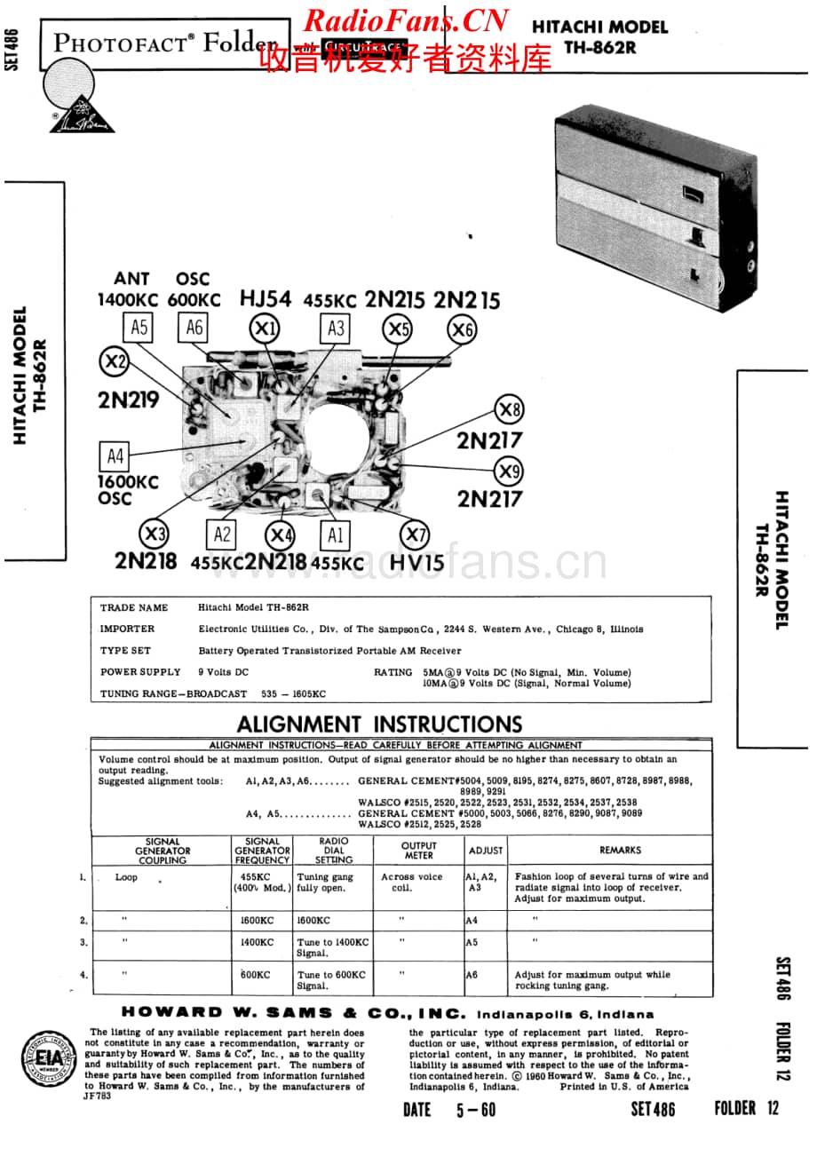 Hitachi-TH862R-pr-sch1维修电路原理图.pdf_第1页