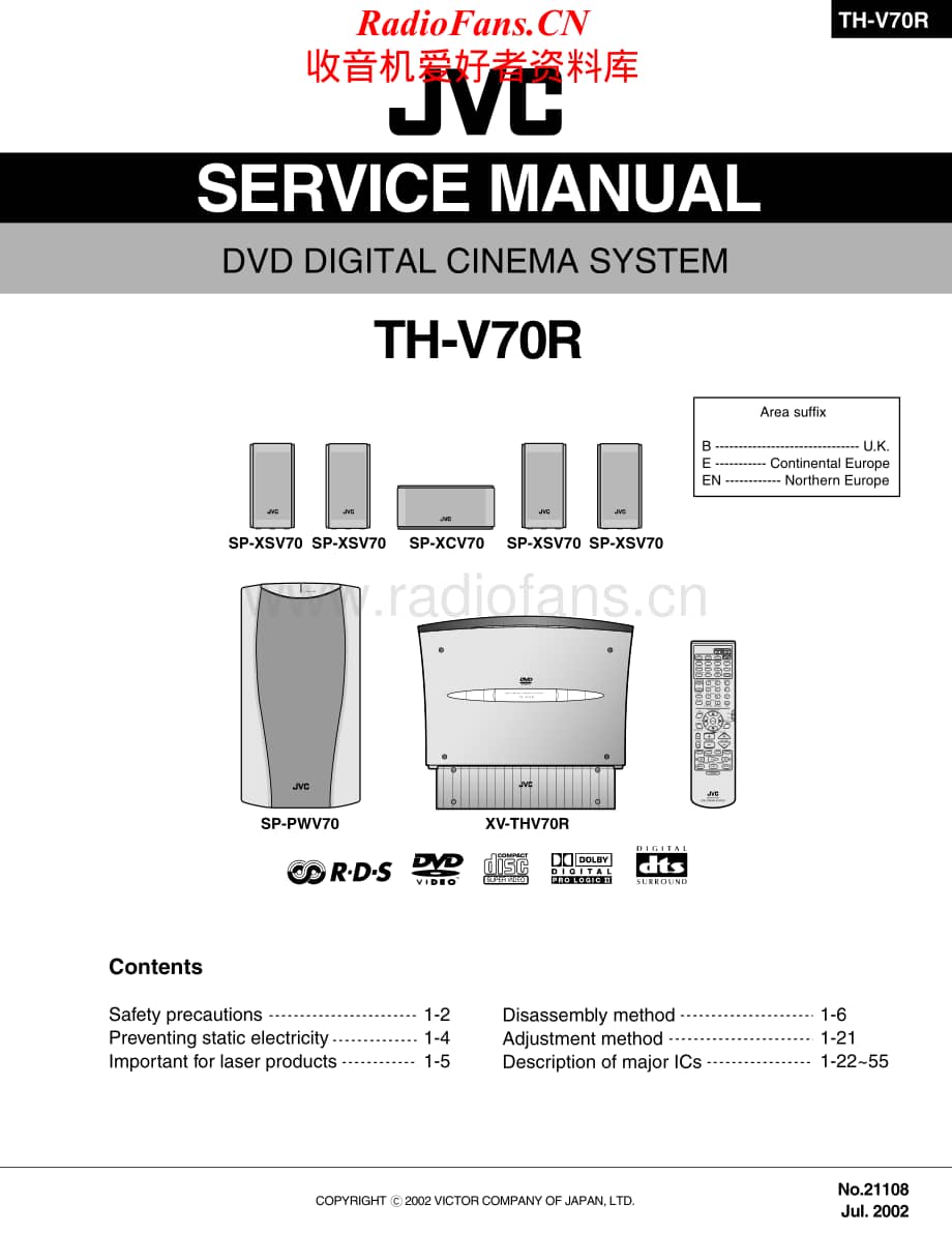 JVC-THV70R-ddcs-sm维修电路原理图.pdf_第1页