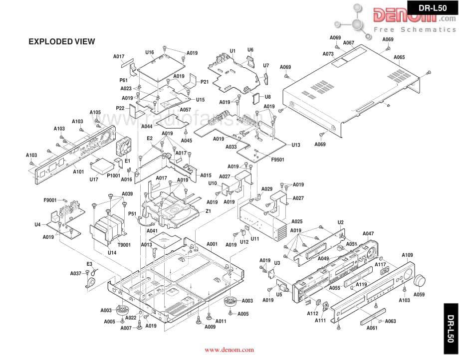 Onkyo-DRL50-rec-sm维修电路原理图.pdf_第3页