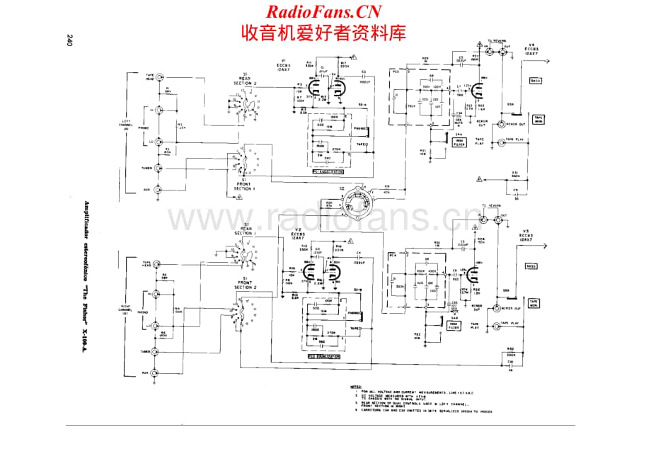 Fisher-X100A-int-sch3维修电路原理图.pdf_第1页