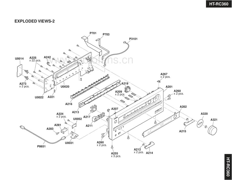 Onkyo-HTRC360-avr-sm维修电路原理图.pdf_第3页