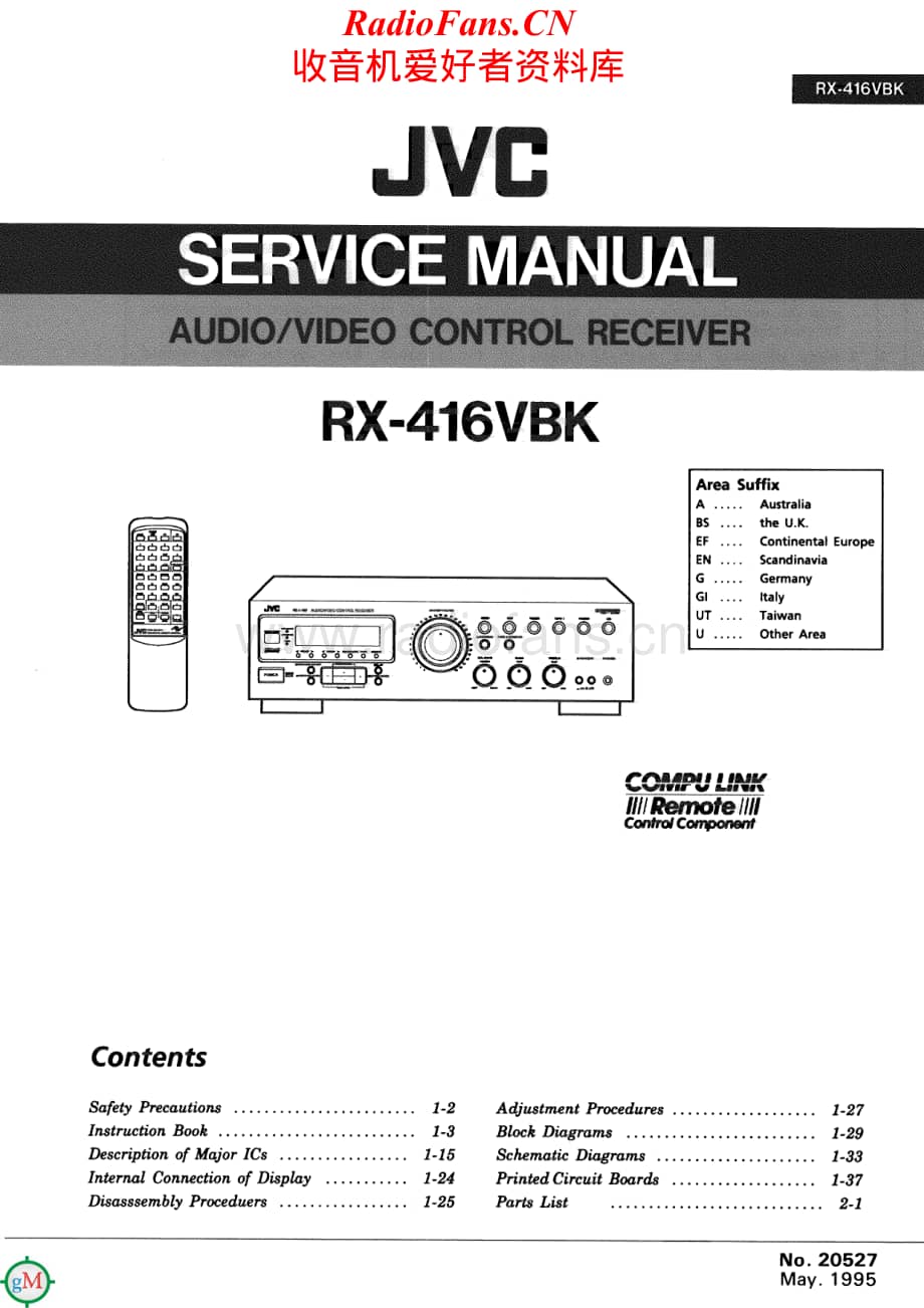 JVC-RX416VBK-rec-sm维修电路原理图.pdf_第1页