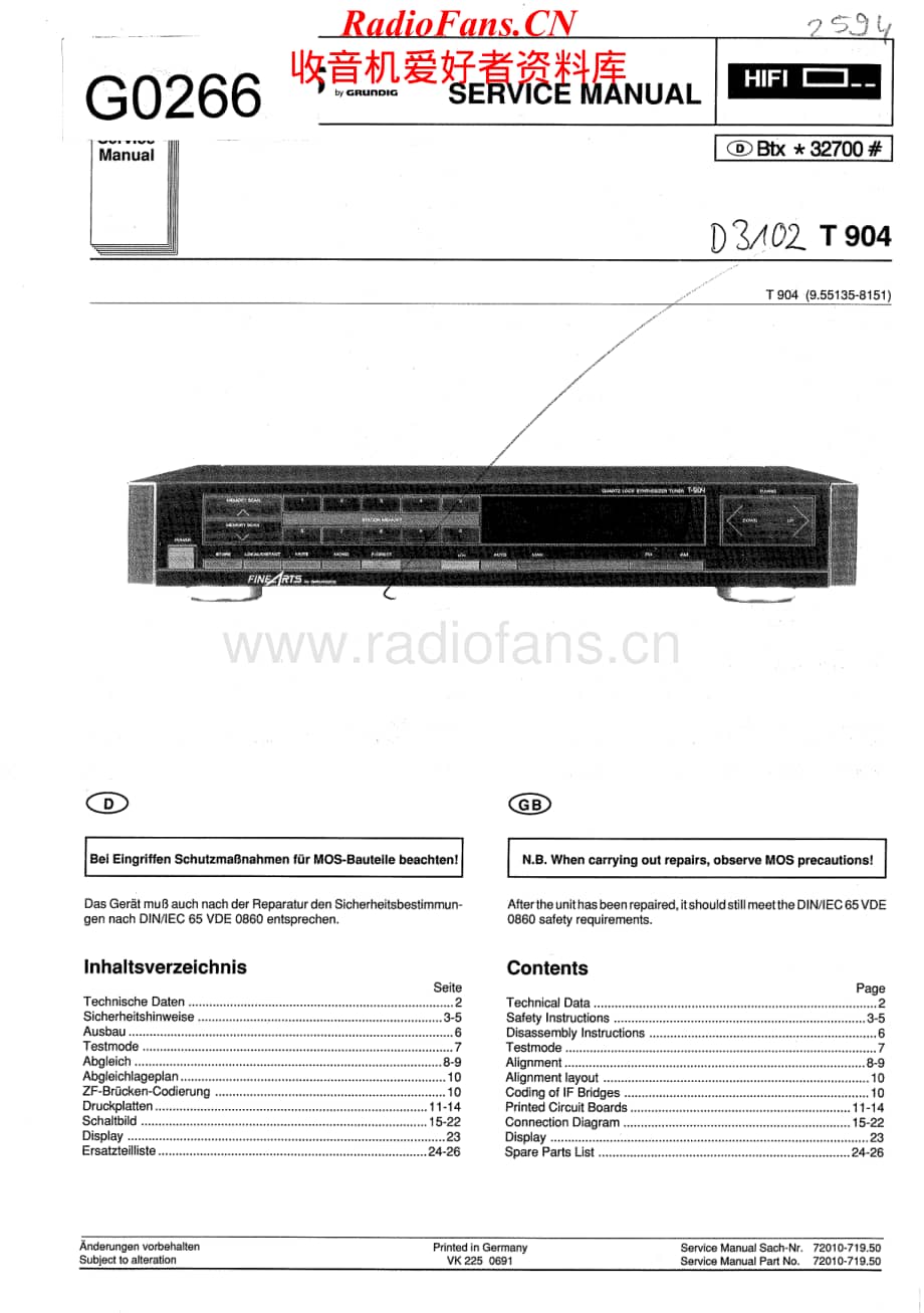 Grundig-T904-tun-sm维修电路原理图.pdf_第1页