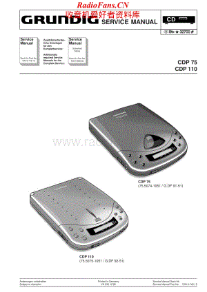Grundig-CDP110-dm-sm维修电路原理图.pdf