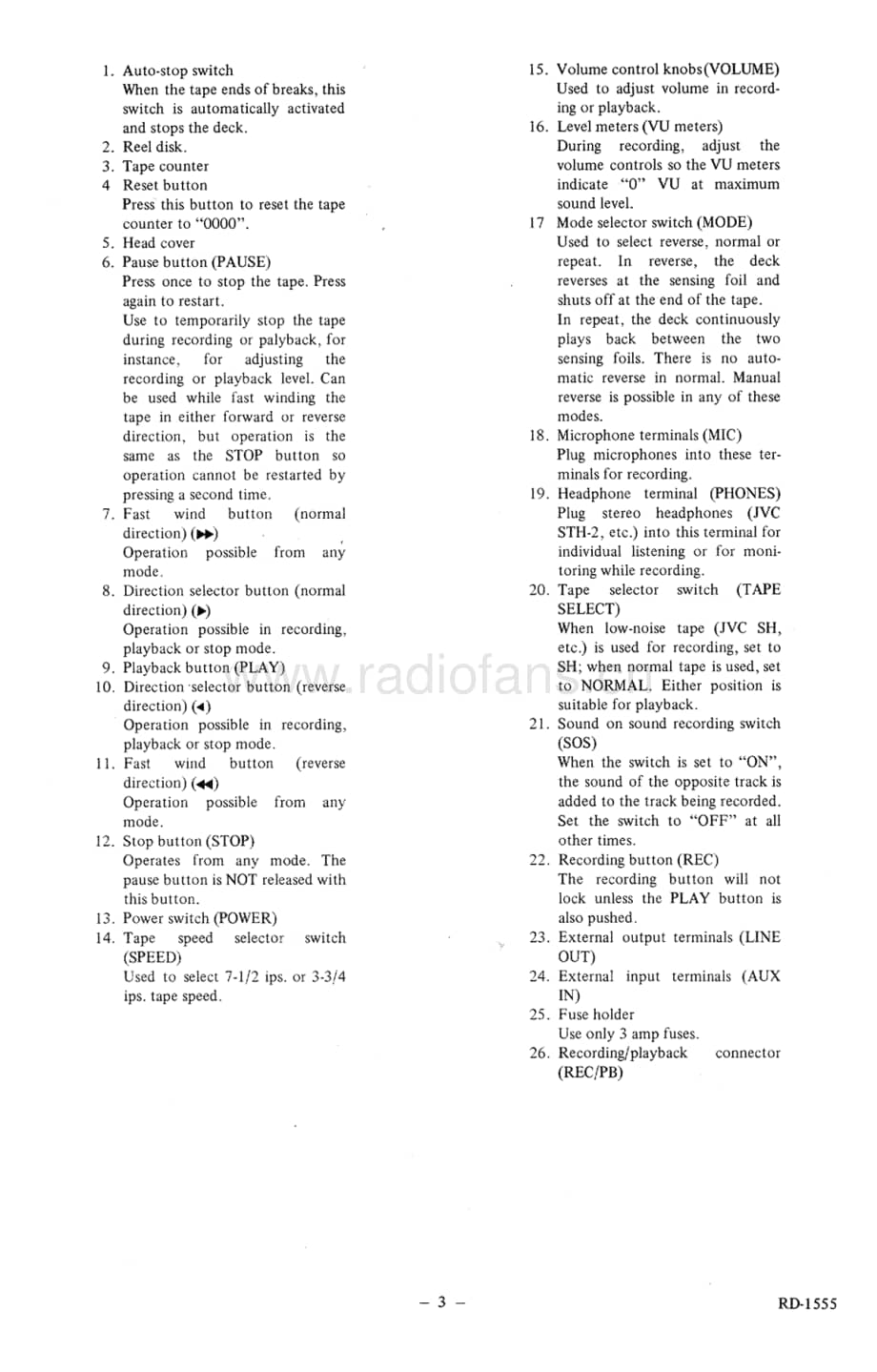 JVC-RD1555-tape-sm维修电路原理图.pdf_第3页