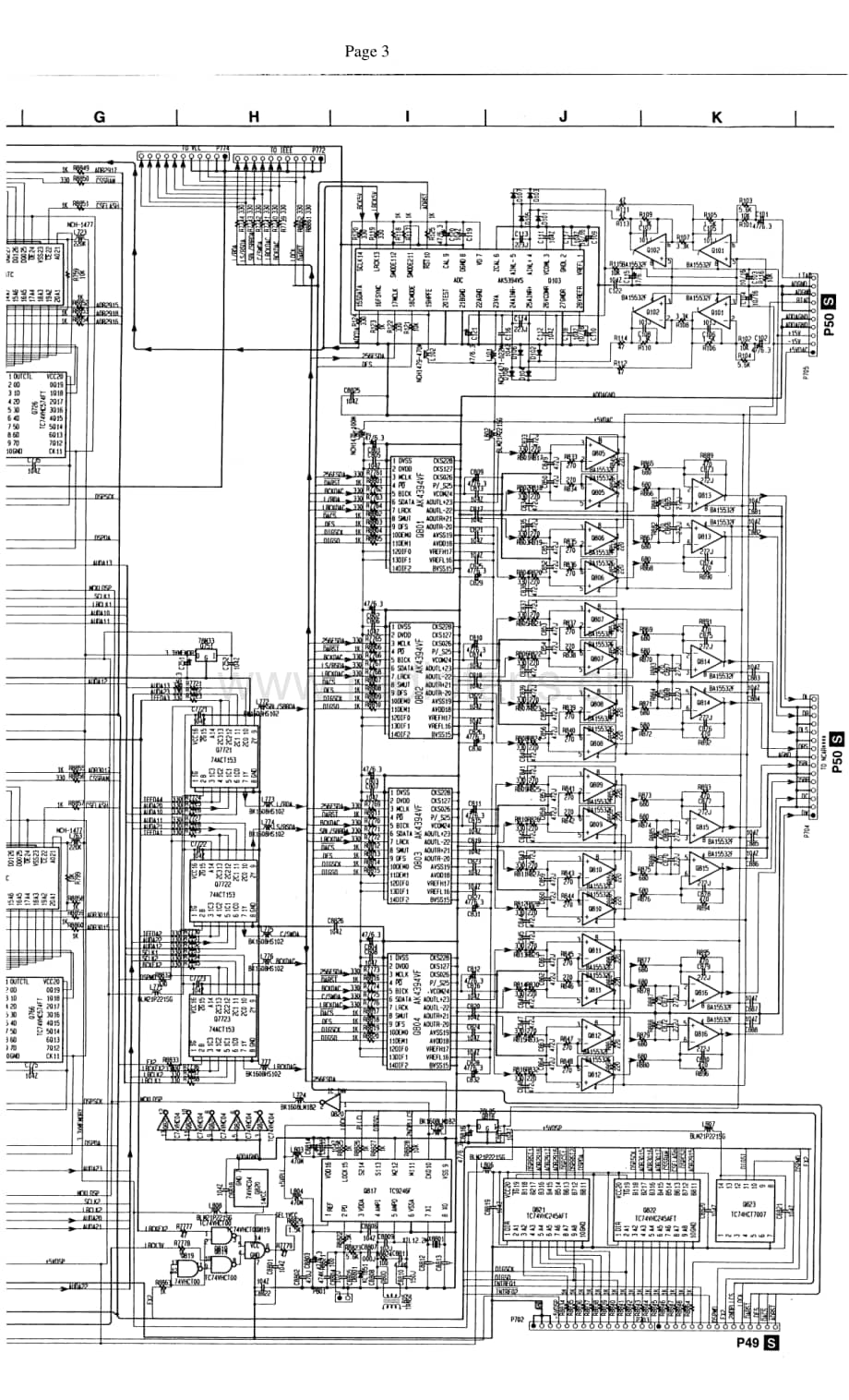 Onkyo-DSP989-sacd-sm维修电路原理图.pdf_第3页