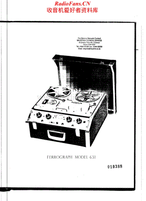 Ferguson-Ferrograph631-tape-sm2维修电路原理图.pdf