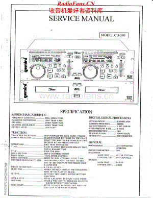 Gemini-CD340-cd-sm维修电路原理图.pdf