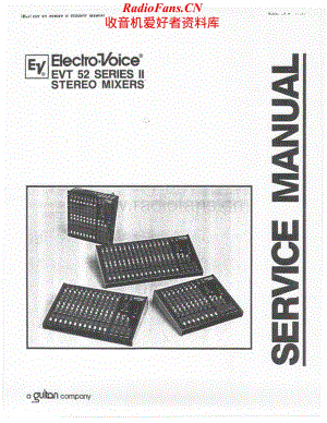 ElectroVoice-EVT52II-mix-sm维修电路原理图.pdf