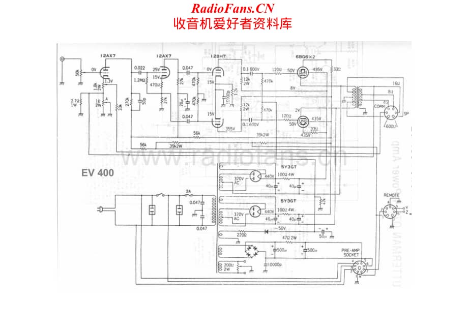 ElectroVoice-EV400-pwr-sch维修电路原理图.pdf_第1页