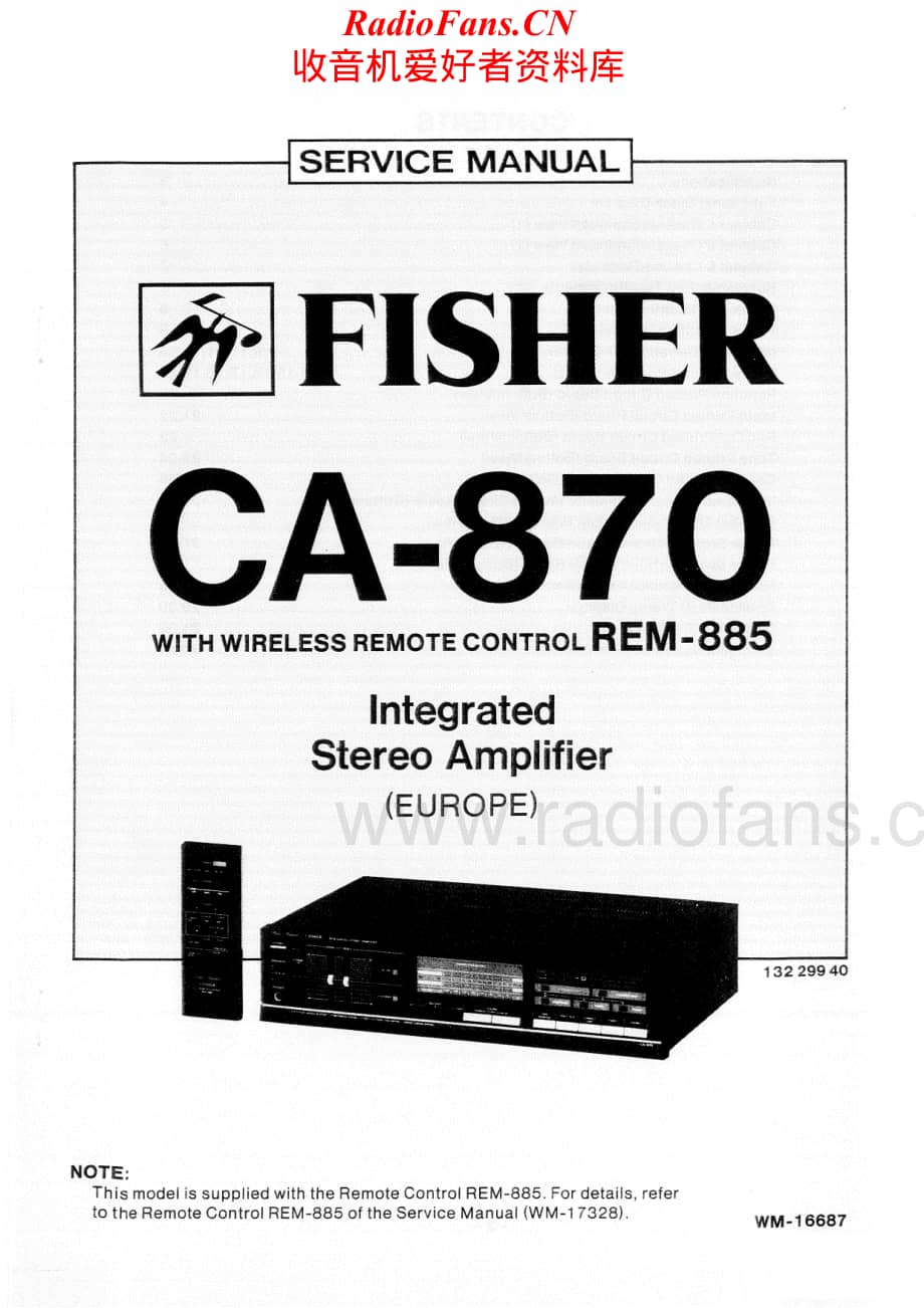 Fisher-CA870-int-sm维修电路原理图.pdf_第1页