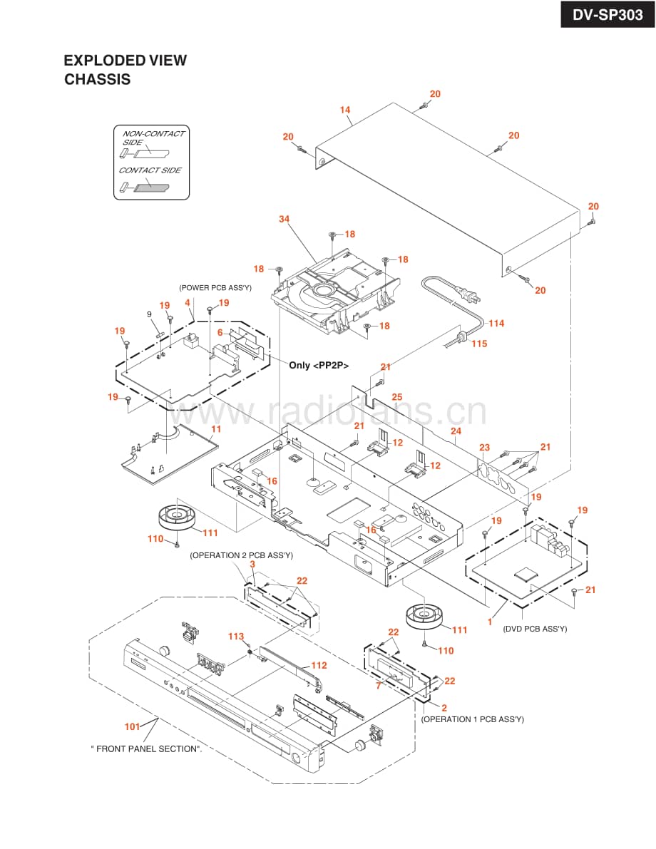 Onkyo-DVSP303-cd-sm维修电路原理图.pdf_第3页