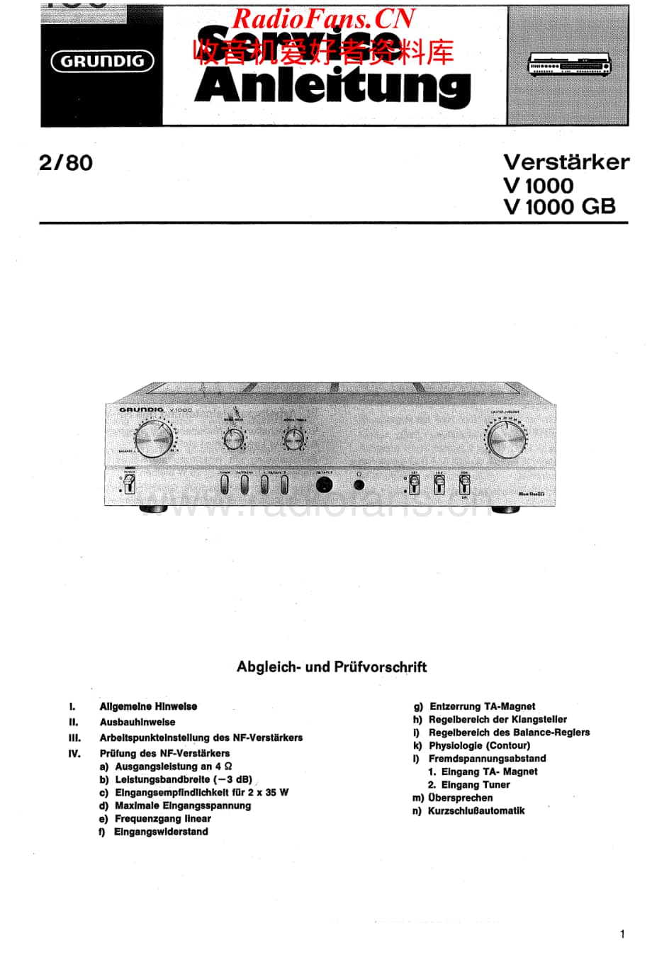 Grundig-V1000GB-int-sm维修电路原理图.pdf_第1页