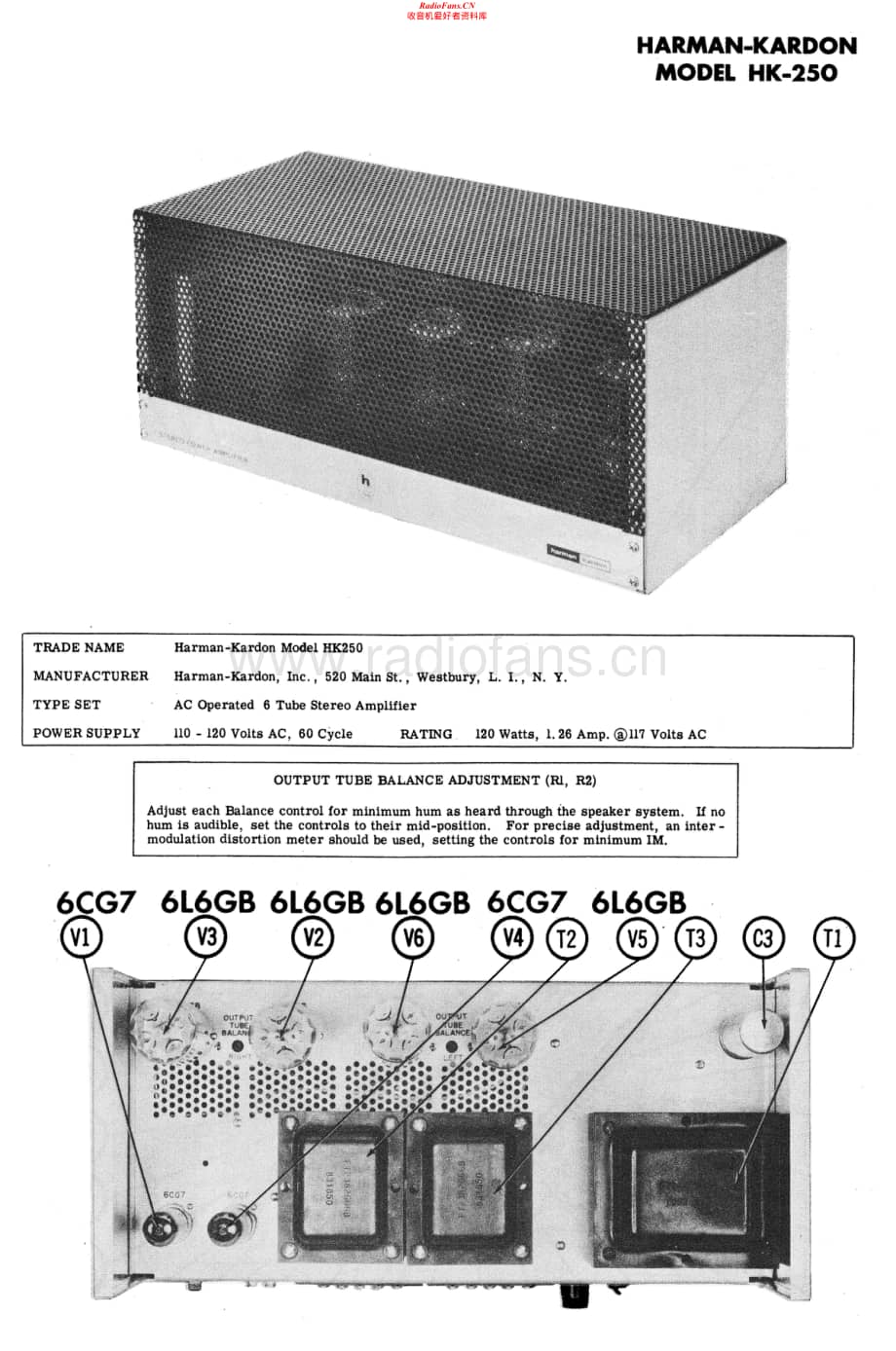 HarmanKardon-Citation250-pwr-si维修电路原理图.pdf_第1页