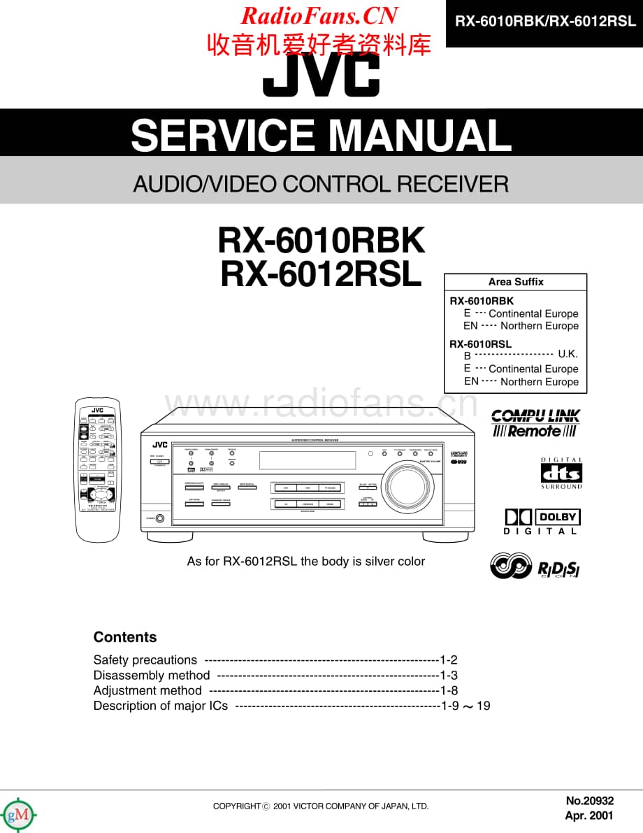JVC-RX6010RBK-rec-sm维修电路原理图.pdf_第1页