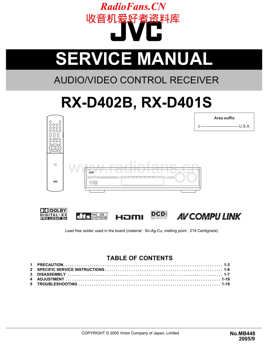 JVC-RXD401S-avr-sch维修电路原理图.pdf_第1页