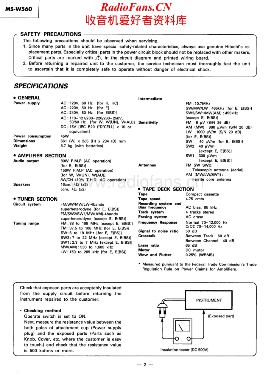 Hitachi-MSW560-mc-sm维修电路原理图.pdf_第2页