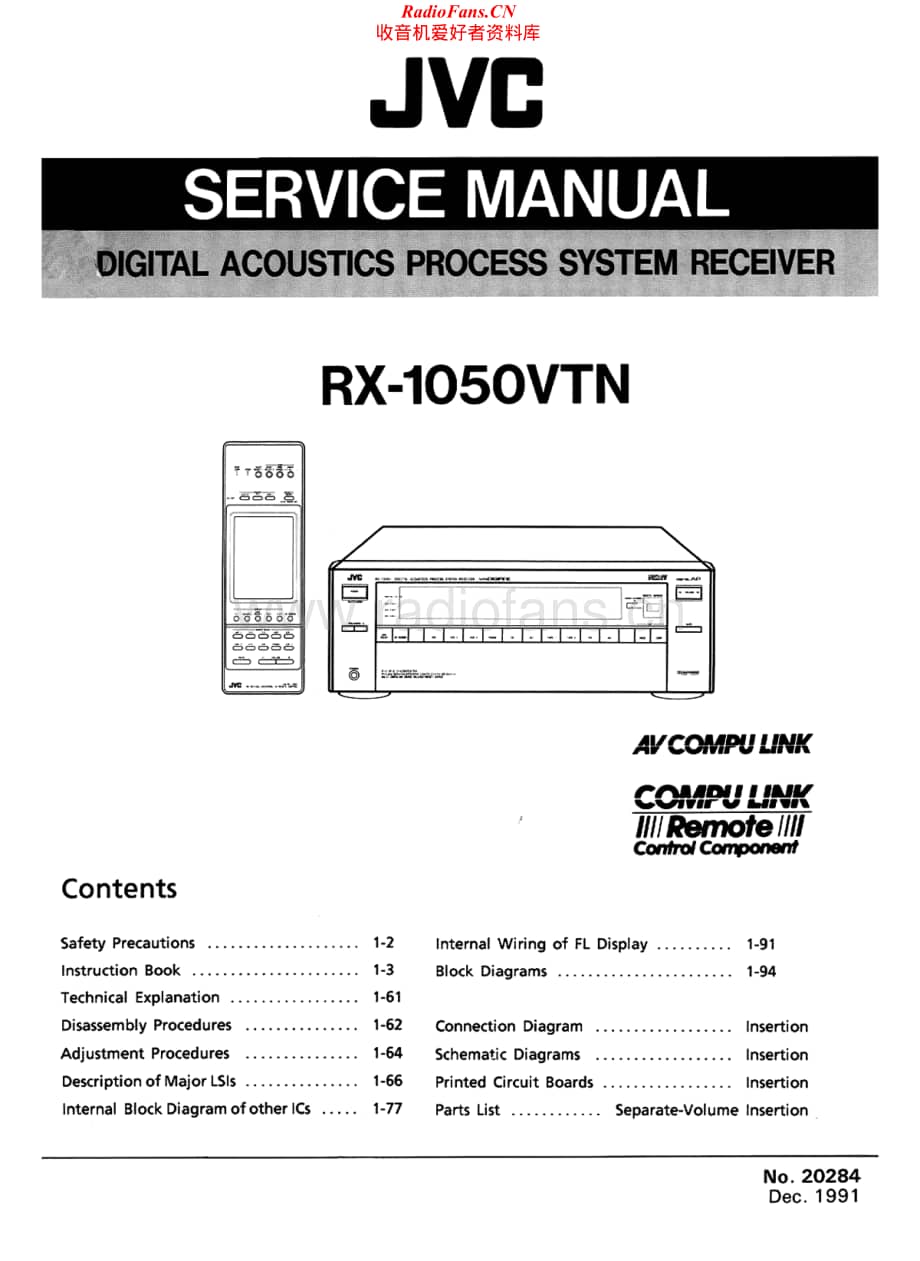 JVC-RX1050VTN-rec-sm维修电路原理图.pdf_第1页
