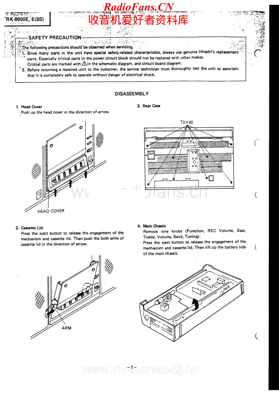 Hitachi-TRK8800E-pr-sm维修电路原理图.pdf_第2页