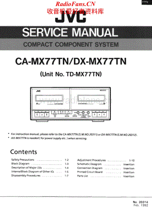 JVC-TDMX77TN-cs-sm维修电路原理图.pdf