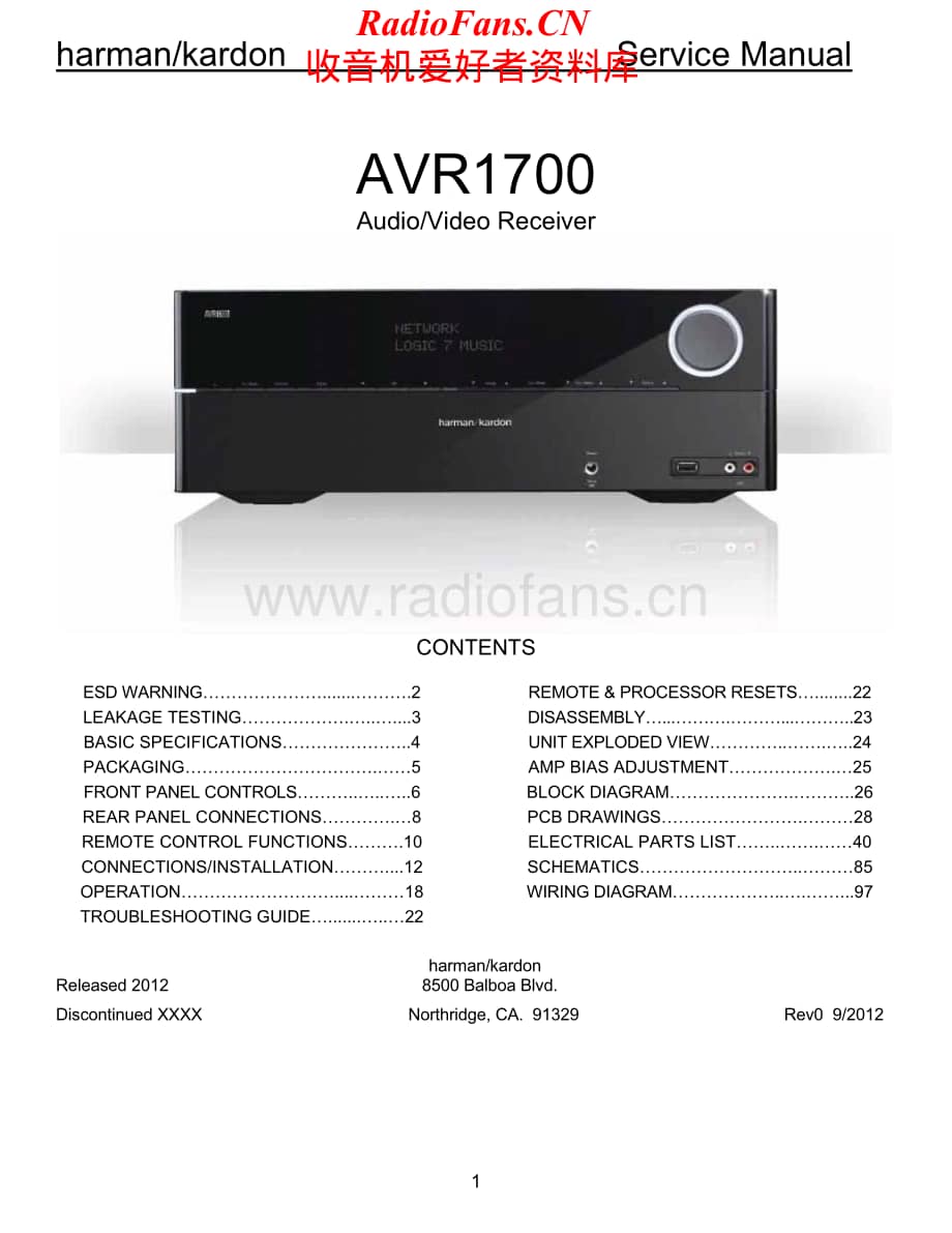 HarmanKardon-AVR1700-avr-sm维修电路原理图.pdf_第1页