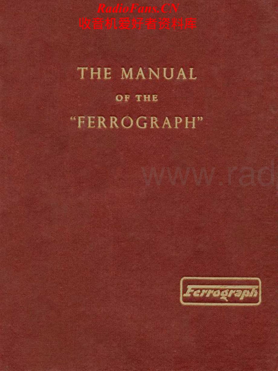 Ferguson-Ferrograph2AN-tape-sm维修电路原理图.pdf_第1页