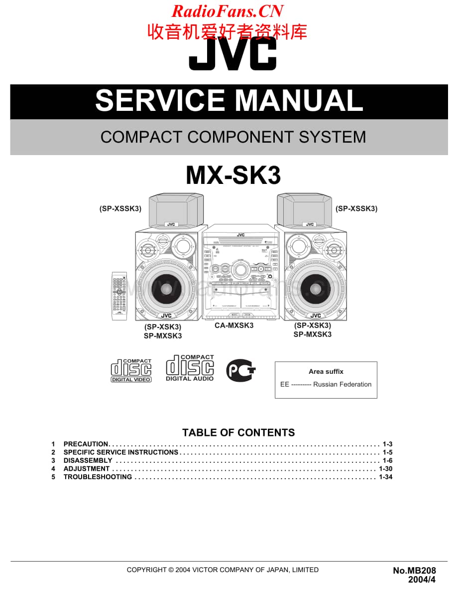 JVC-MXSK3-cs-sm维修电路原理图.pdf_第1页