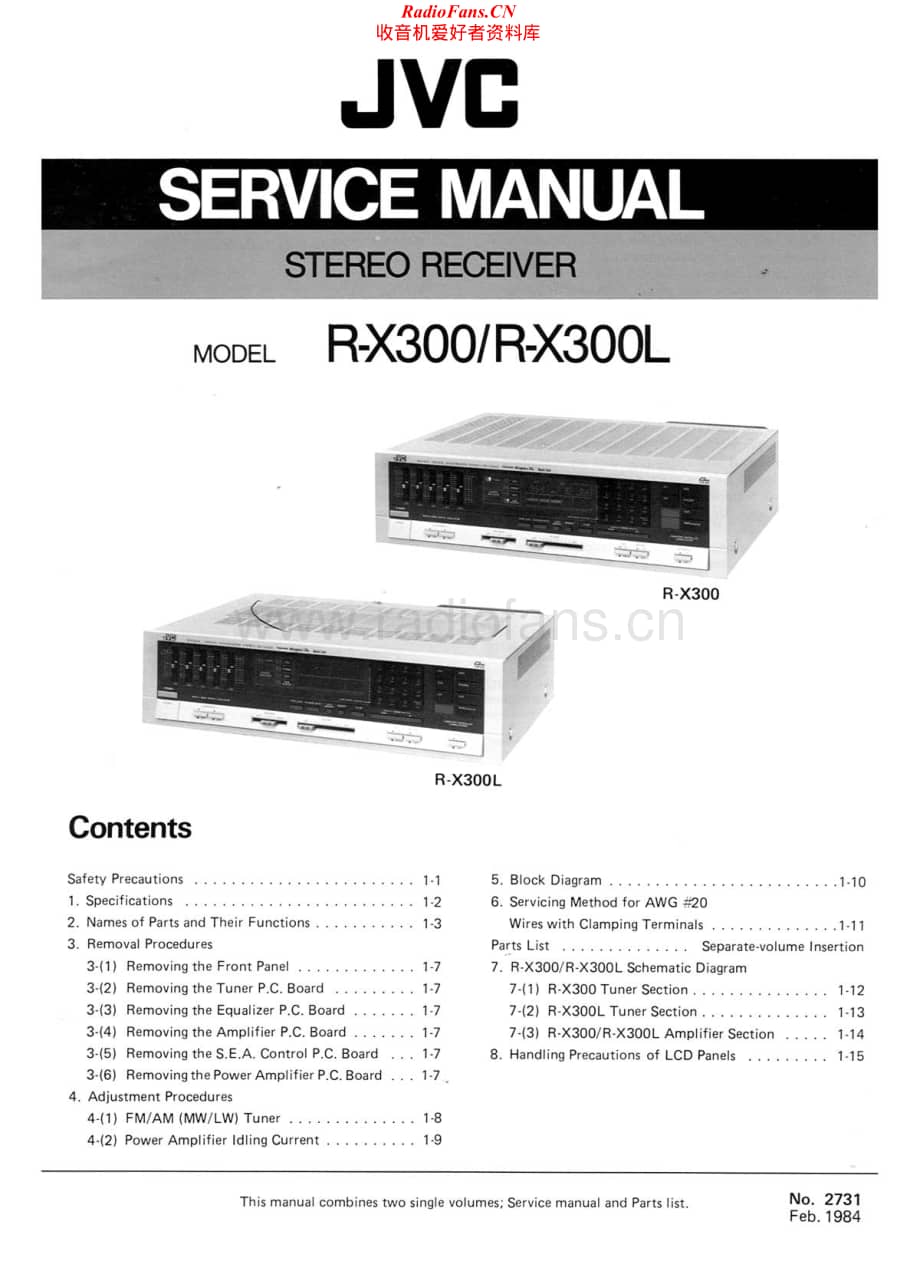 JVC-RX300-rec-sm维修电路原理图.pdf_第1页