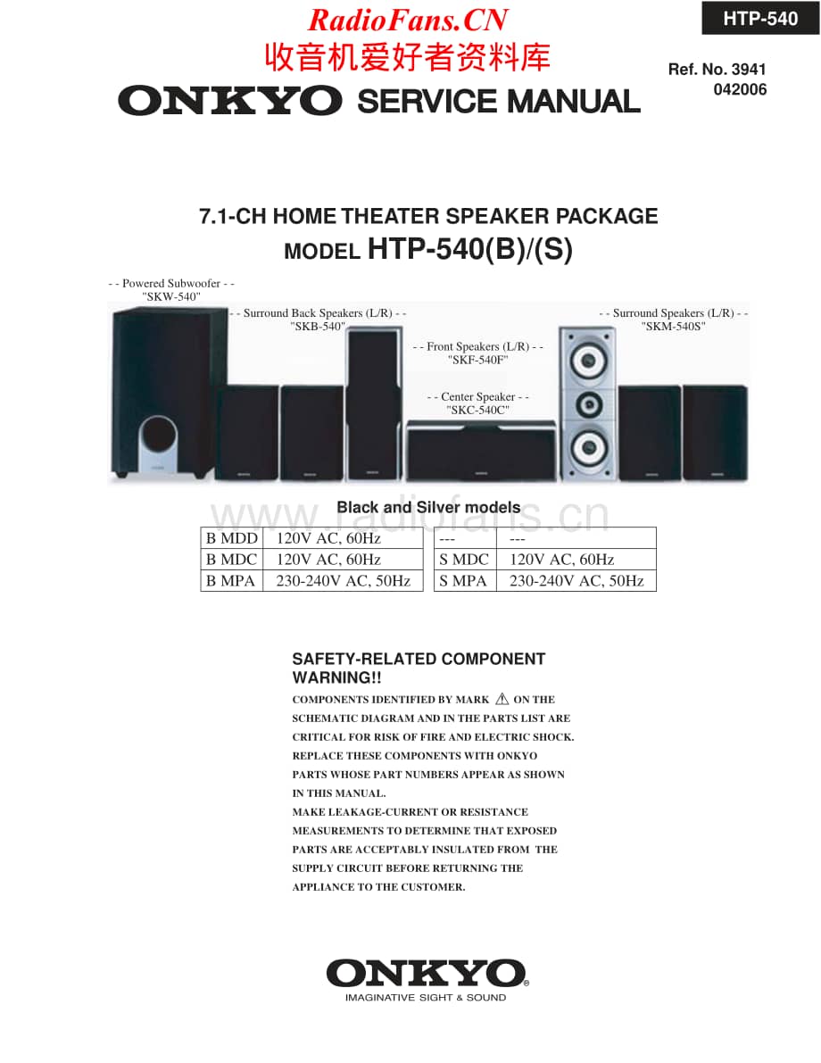 Onkyo-HTP540-ss-sm维修电路原理图.pdf_第1页