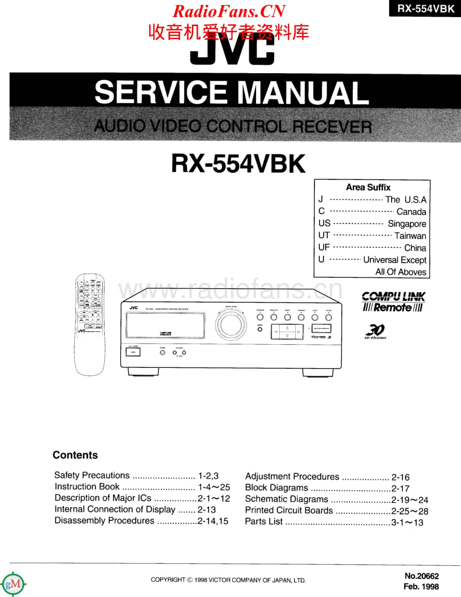 JVC-RX554VBK-avr-sm维修电路原理图.pdf_第1页