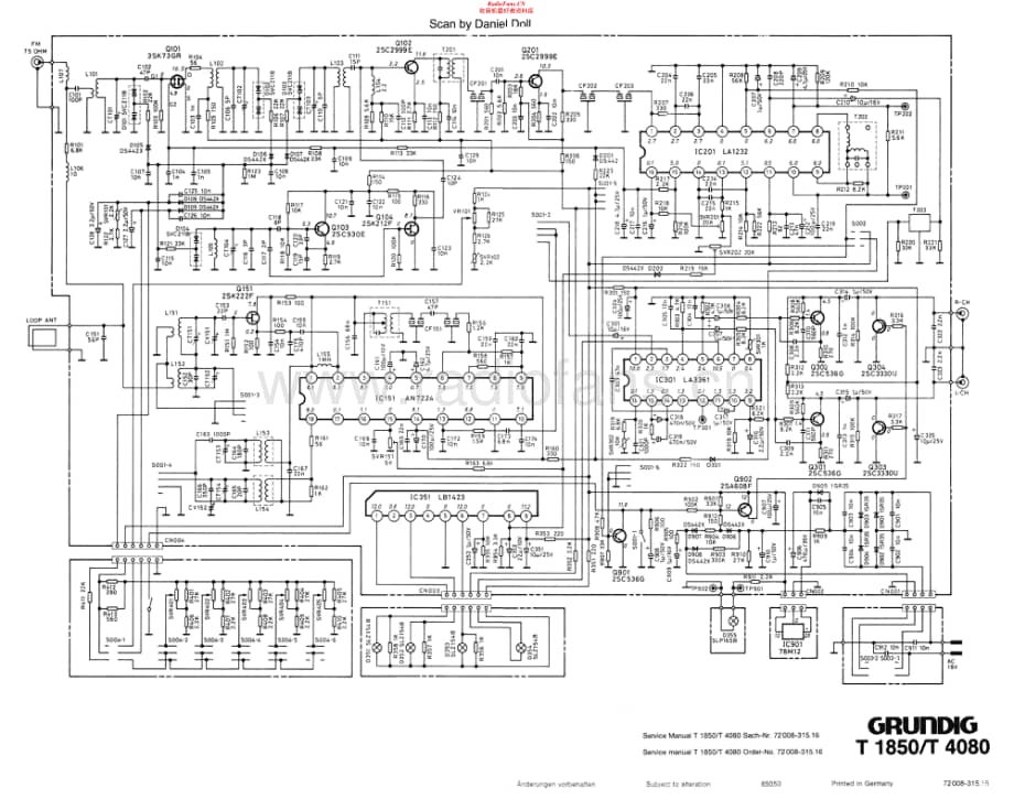 Grundig-T1850-tun-sch维修电路原理图.pdf_第1页