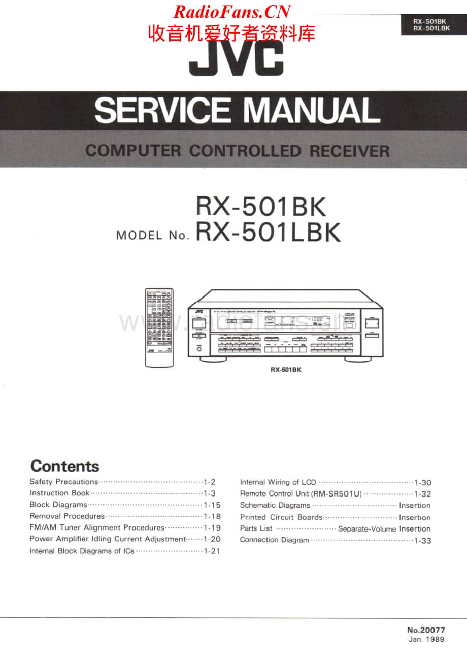 JVC-RX501LBK-rec-sm维修电路原理图.pdf_第1页