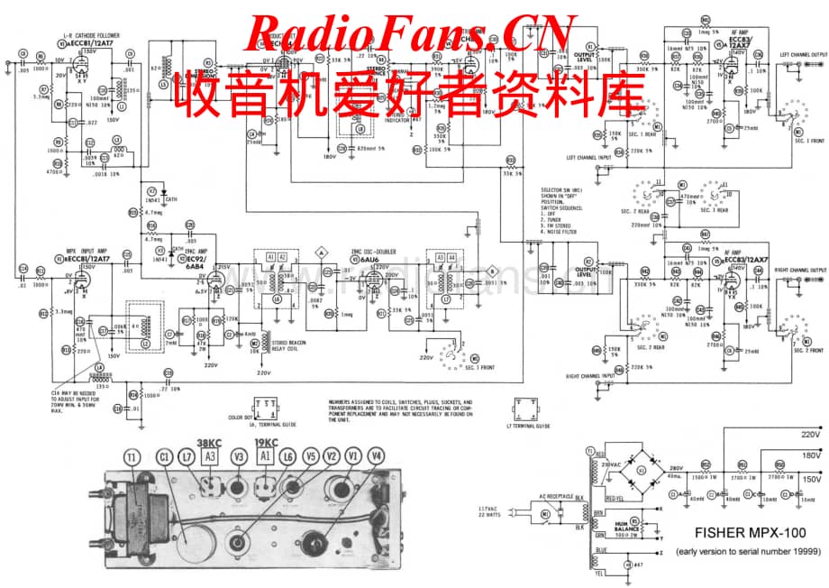 Fisher-MPX100-mpx-sch维修电路原理图.pdf_第1页