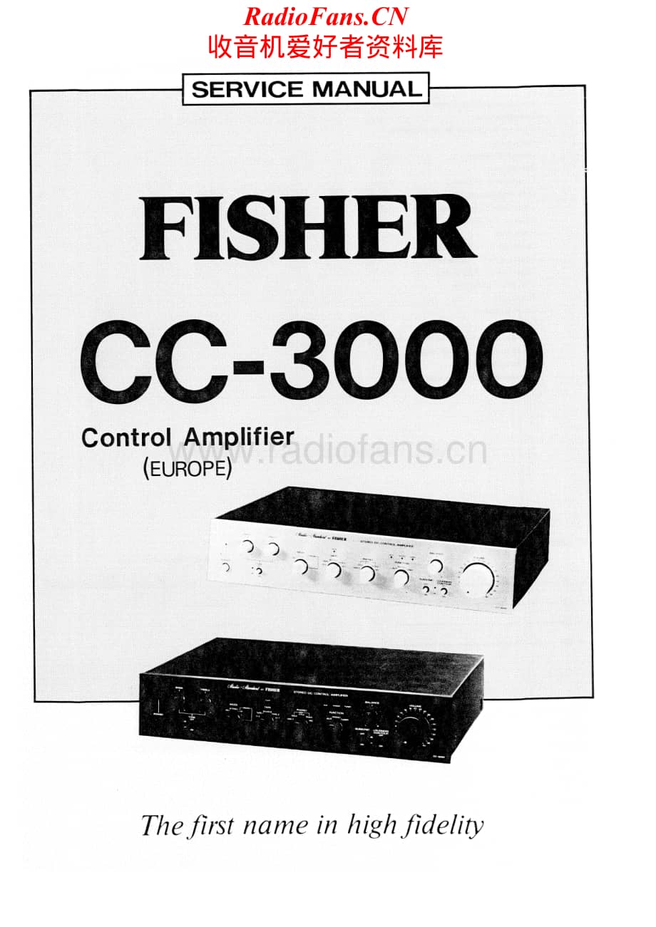 Fisher-CC3000-pre-sm维修电路原理图.pdf_第1页