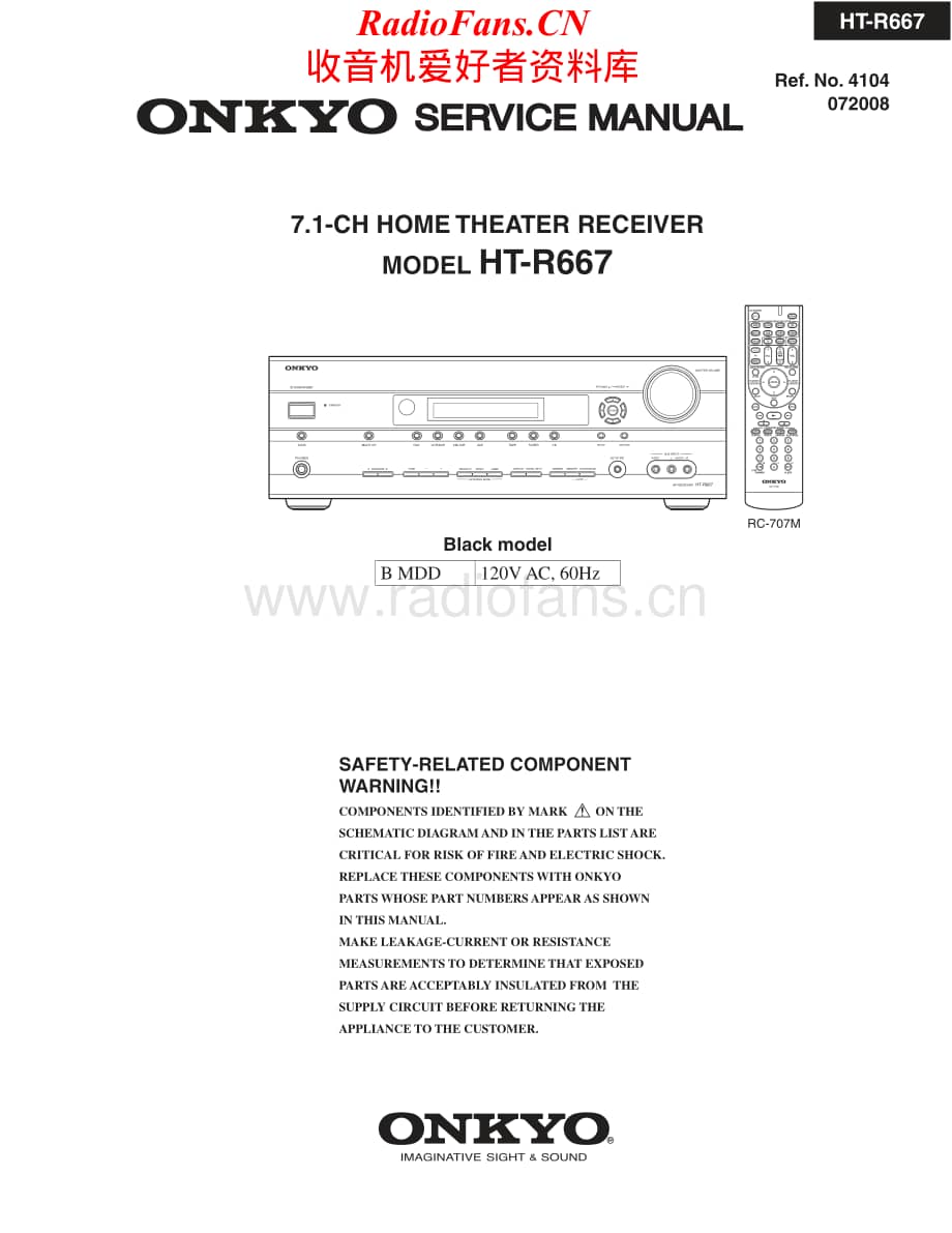 Onkyo-HTR667-avr-sm维修电路原理图.pdf_第1页