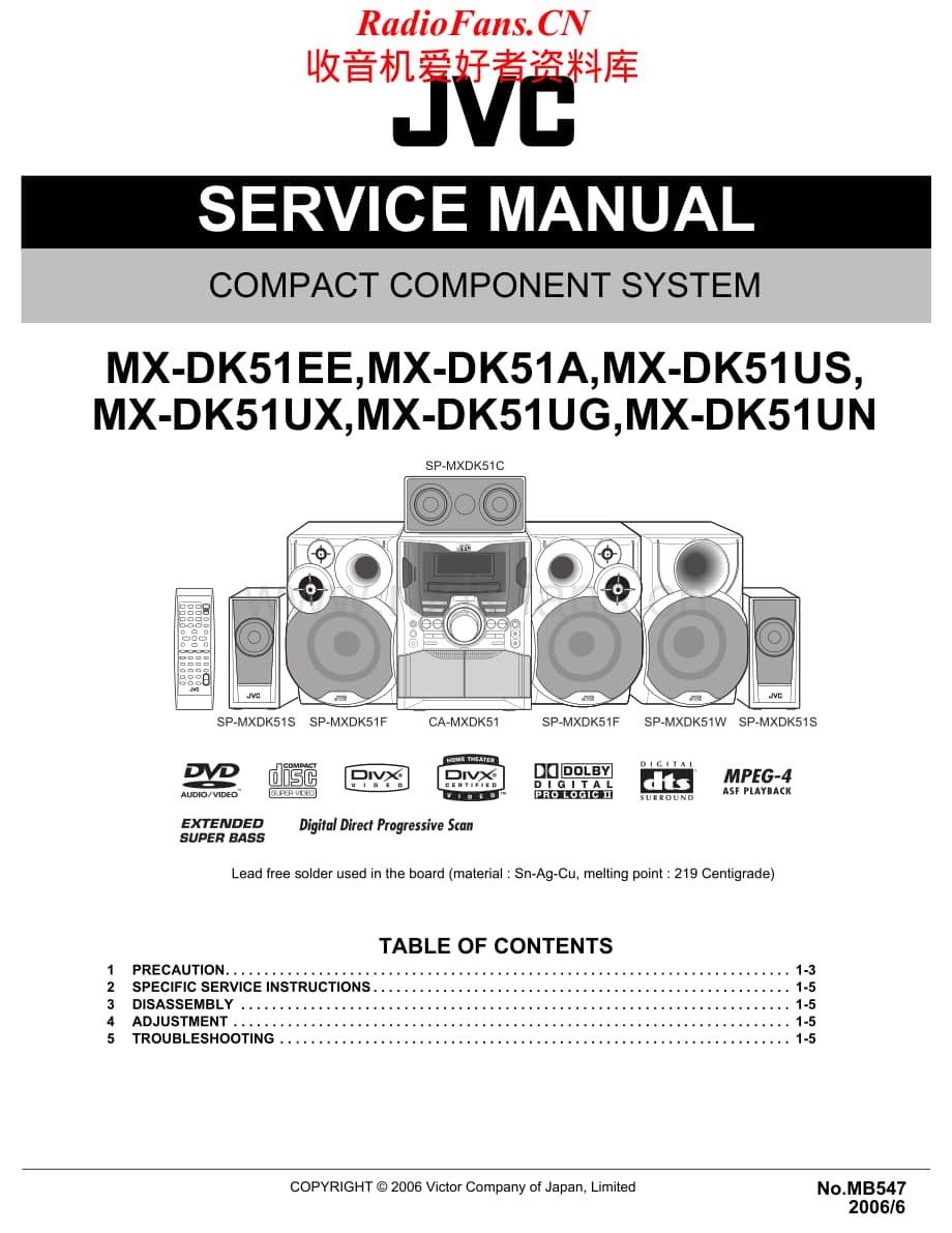 JVC-MXDK51-cs-sm维修电路原理图.pdf_第1页