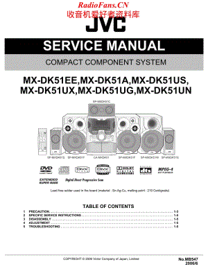 JVC-MXDK51-cs-sm维修电路原理图.pdf