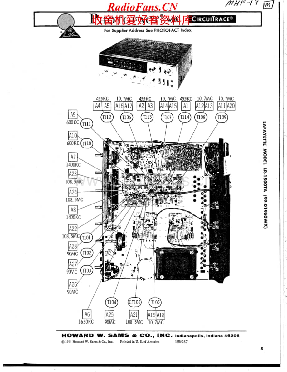 Lafayette-LR1500TA-rec-sm维修电路原理图.pdf_第1页