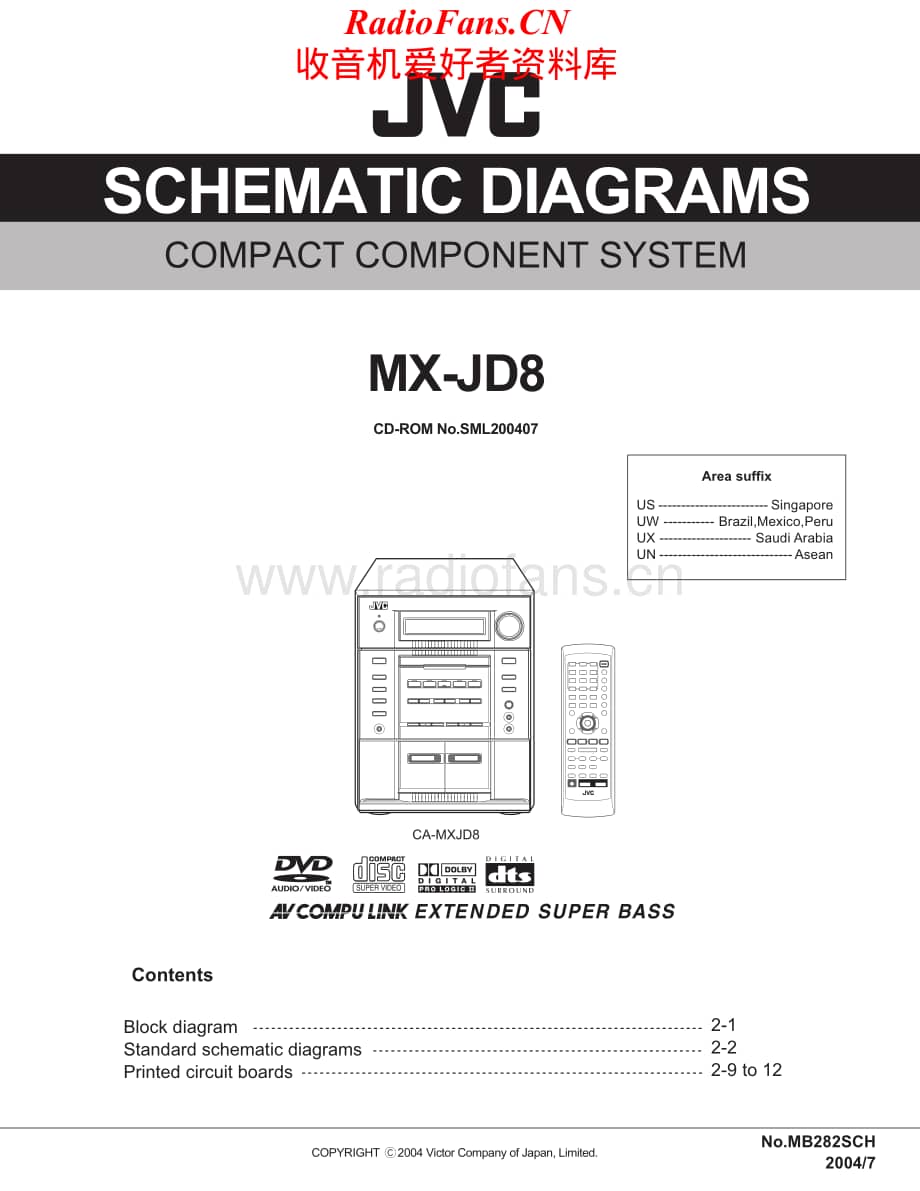 JVC-MXJD8-cs-sm维修电路原理图.pdf_第1页